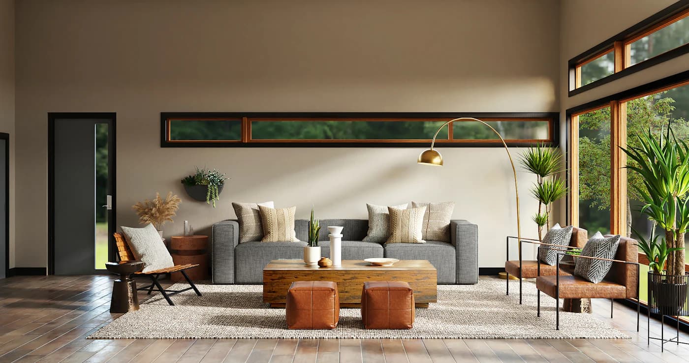 Calm, well-appointed residential living space